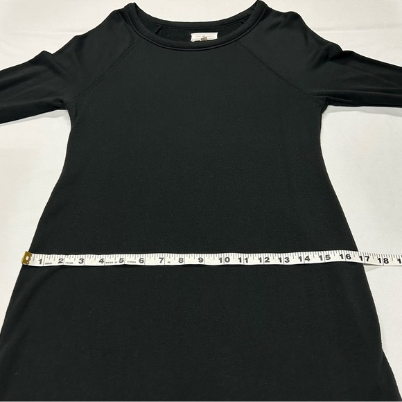 Lou & Grey Womens Long Sleeve Midi Dress Size S Jersey Knit Popover Career Black - Picture 7 of 11